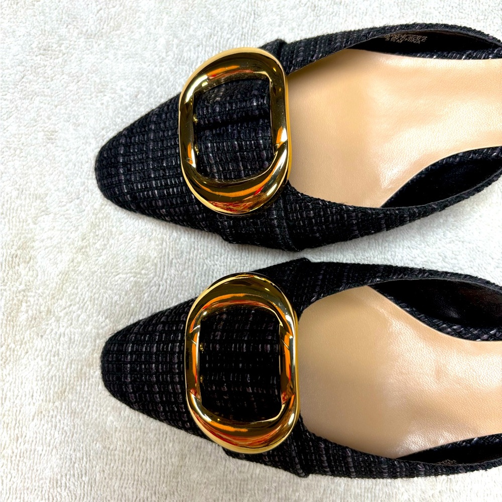 Ann Taylor, Buckle Mule Pump, 5.5M, Never Used